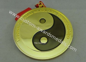 Customized Karate Medals , Judo Taekwondo Jiu - jitsu Medals , Zinc Alloy Martial Arts Medals.