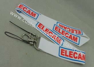 Customized Environment Friendly Heat Transfer Printing Lanyard , custom key lanyards