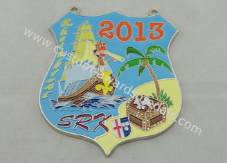 80mm SRK Enamel Medal , Zinc Alloy With Soft Enamel , Nickel Plating