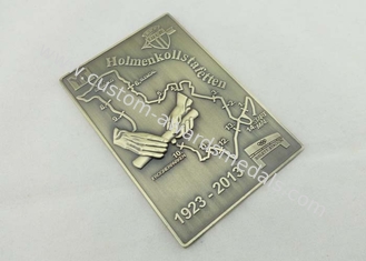 3D Zinc Alloy Die Cast Medals Antique Brass Plating For Memorial Day