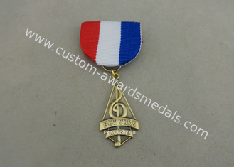 Brass Custom Awards Medals 3D Die Stamped Awards Medals 1.2 - 10mm Thickness