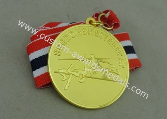 Copper Die Stamped Sport Meeting Awards Medals , Carnival Medals For Promotion