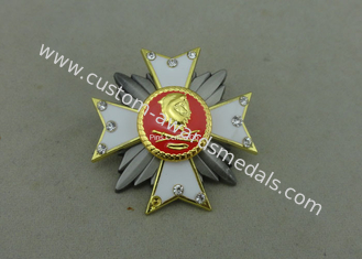 Die Casting Zinc Alloy Souvenir Badges , Government 3D Badge