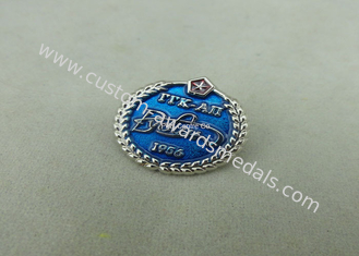 Zinc Alloy Transparent Soft Enamel Pin , Die Casting 3D Glitter Military Honor Pin