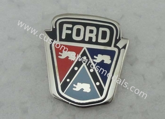 Die Stamped Hard Enamel Pin Ford Badges , Custom Trading Pins