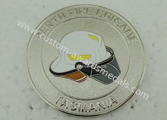 Customized Challenge Medallion Coin For Souvenir , Brass Stamped Soft Enamel Awards Coins