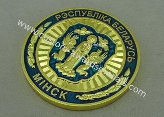 Custom USA Military Medallion Coin 3D Transparent Enamel Coin Gold Challenge Commemorative Coin