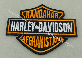 Customized Applique Sequin Embroidery Patches / Harley Davidson Badges