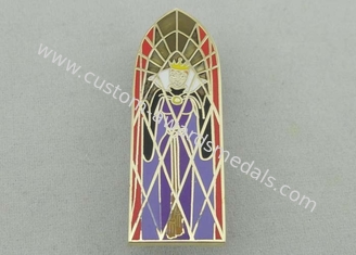 Die Casting Soft Enamel Pin With Gold Plating For Company Celebration
