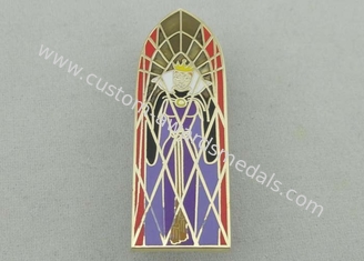 Die Casting Soft Enamel Pin With Gold Plating For Company Celebration
