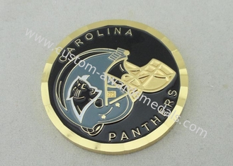 Diamond Cut Edge Personalized Coin With Soft Enamel For Awards