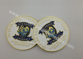 Custom Military Challenge Coin , Souvenir Brass Enamel Coins In Velvet Box