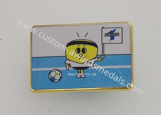 Customized Die Casting Lapel Pin Badges , Soft Enamel Pins For Sports