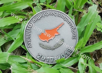 Customized Zinc Alloy Personalized Coins For Collectible Antique Silver Plating