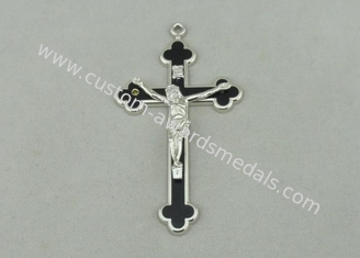 Jesus Memorial  Badge Zinc Alloy Die Casting Soft Enamel Nickel Plating