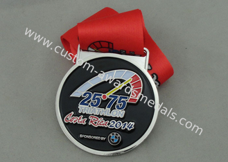 Triathlon Soft Enamel Medal Zinc Alloy Die Casting Costa Rica 2014