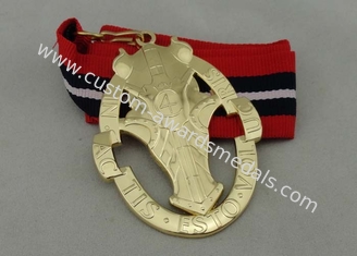 Demark Die Cast Medal for Running 3D with Zinc Alloy Gold plating