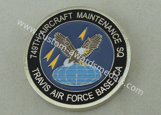 Aircraft Maintenance SQ Personalized Coins By Zinc Alloy Die Casting