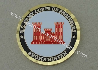 Us Army Corps Of Engineers Personalized Coins With Brass Material And Rope Edge