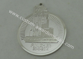 Centro Klang Run Die Cast Medals 70mm metal chain With Nickel And 3D