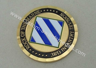 3rd Infantry Division Personalized Coins By Brass Die Struck For Memorial