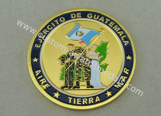 EJERCITO DE Guatemala Personalized Coins by Zinc Alloy Die Casting And Gold Plating