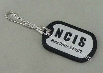 NCIS Personalised Dog Tags By Aluminum Stamped , Silicone band Matched