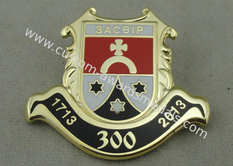 3D Die Stamped Brass / Gold Plating Metal Pin Army 1.25 Inch