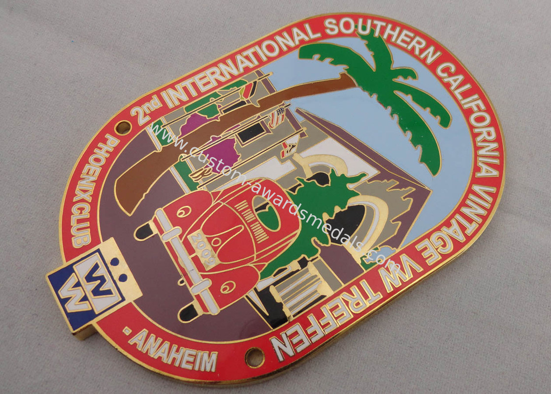 Imitation Hard Enamel Zinc Alloy Laser Engraved Souvenir Badges