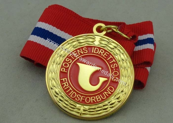 Zinc Alloy Enamel Medal Die Casting with Imitation Hard Enamel