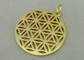 Die Casting Souvenir Gold Badges Aluminum With Precision Pouched Hole