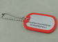 Laser Engraved Personalized Police Dog Tags , Die Stamped Pet Tag And Nickel Plating