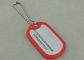 Laser Engraved Personalized Police Dog Tags , Die Stamped Pet Tag And Nickel Plating