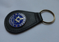 Aluminum, Stainless Steel, Soft PVC, Brass Freemasons Leather Keychain with Die Stamping