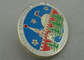 Promotional Gift New Year Lapel Pin with Rhinestone, Zinc Alloy Synthetic Enamel Pin with Gold Plating