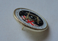 3D Brass Stamping AF &amp; AM Lapel Pin, Rope Edge Soft Enamel Pin with Gold Plating