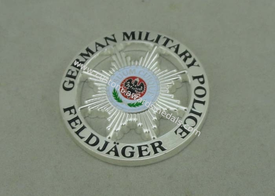 Silver Memorial Custom Military Coins Souvenir Navy Army Challenge