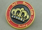 Rhinestone Zinc Alloy Pin Badge With Gold Plating 2.0 mm Thickness