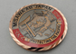 3D Antique Copper Plating Brass American Personalized Coins for Awards, with Diamond Cut Edge