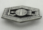 Zinc Alloy 3D Warrior Badge, Antique Silver Plating Souvenir Clip Metal Badges