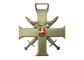 Zinc Alloy Metal Cross Sword Souvenir Badges with Antique Gold Plating, Two Pieces Combined