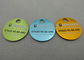Custom Anodized Trolley Coin, Aluminum Promotional Trolley Coins with Soft and Key Chain