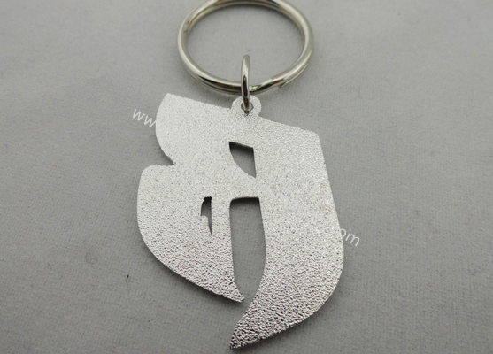 Zinc Alloy Die Casting Inner Cut Key Chain, Customized Key Chains with Nickel Plated