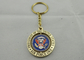 3D Eagle Key Chain, Zinc Alloy Antique Gold Plating Promotional Keychain with Soft Enamel