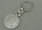 Silver Plating Promotional Key Ring 3D Die Casting Stainless Steel