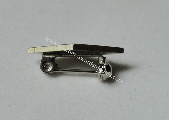Promotional Gift EDR Pewter, Aluminum, Brass Nickel Plated Hard Enamel Pin with Brooch