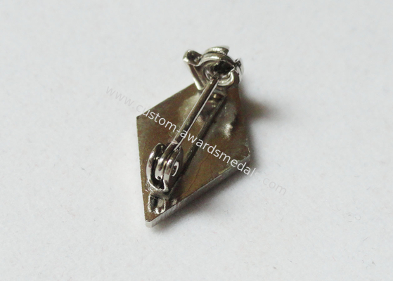 Promotional Gift EDR Pewter, Aluminum, Brass Nickel Plated Hard Enamel Pin with Brooch