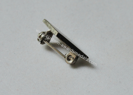 Promotional Gift EDR Pewter, Aluminum, Brass Nickel Plated Hard Enamel Pin with Brooch