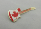 Personalized Guitar Lapel Pins, Zinc Alloy Metal Hard Enamel Pin with Butterfly Clutch