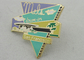 Metal Zinc Alloy Drive-in Imitation Hard Enamel Pin, Promotional Lapel Pins with Gold Plated